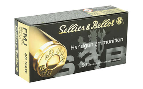 Ammunition Sellier&Bellot Pistol S&B 40SW 180GR FMJ 1000RD CS • Model: Pistol